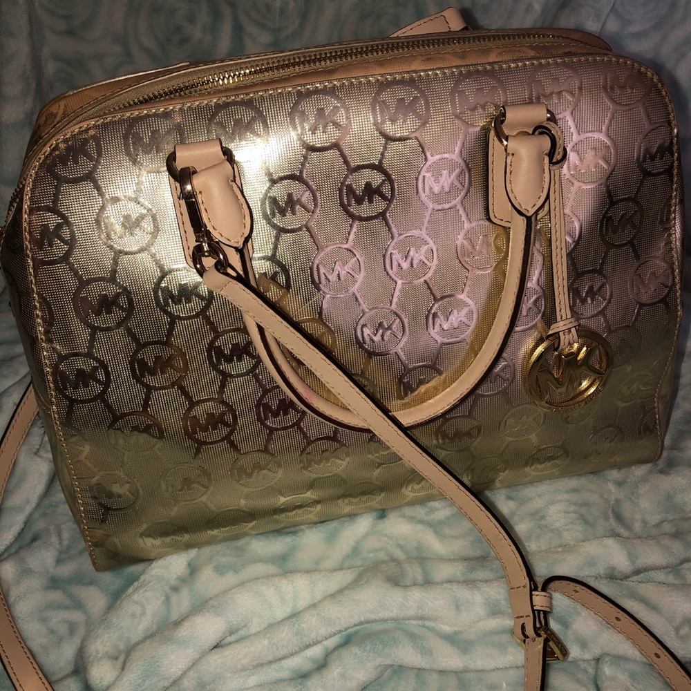 Micheal Kors gold bag